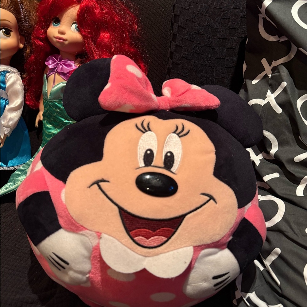 Disney Minnie Mouse Plush in Pink and Black